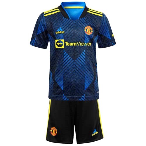 Camiseta Manchester United Replica Tercera Ropa Niño 2021/22